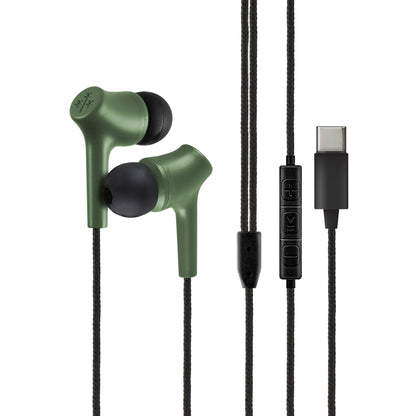 Audífonos Manos Libres con microfono Tipo C Mallado Exterior Sustentable - Hune | Tecnología Sustentable